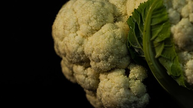 Foto cauliflower fresco macro