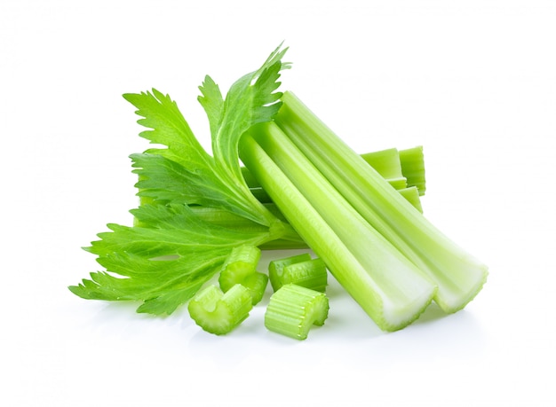 Fresh celery isolated