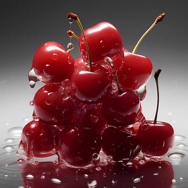 fresh cherries