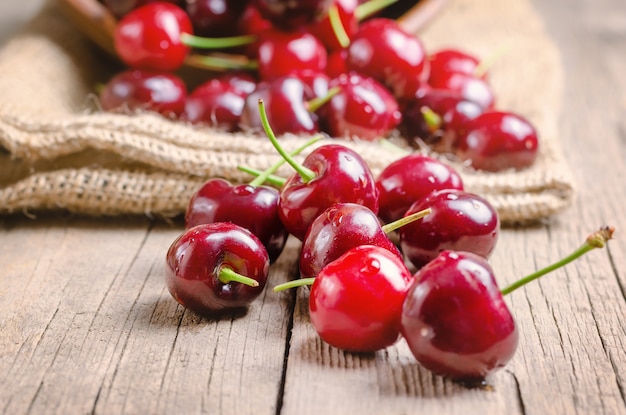 Fresh cherries