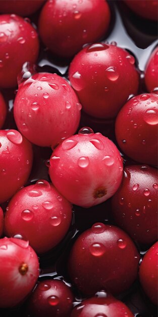 Fresh cherry fruit background