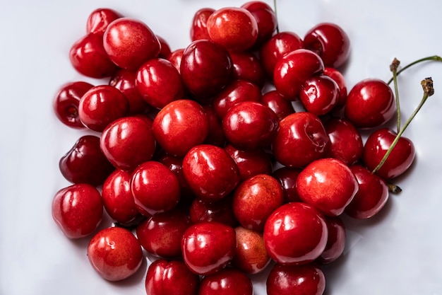 fresh cherry or sweet cherry macrosomka