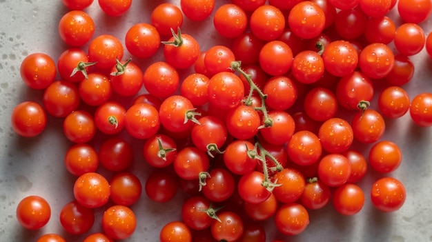 Fresh cherry tomatoes