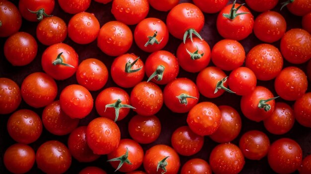 Fresh cherry tomatoes