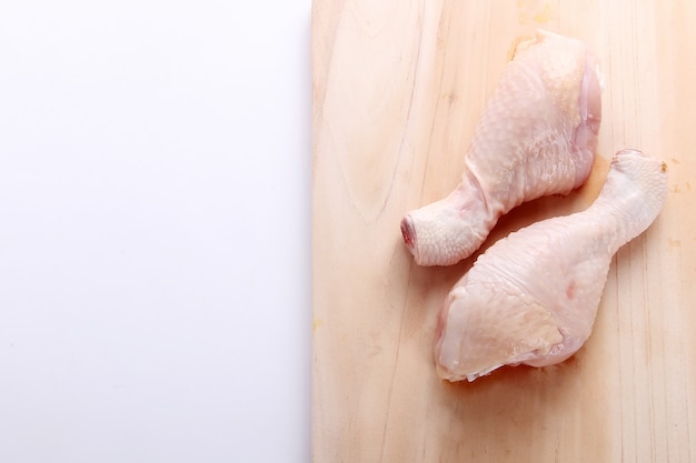 Photo fresh chicken thighs