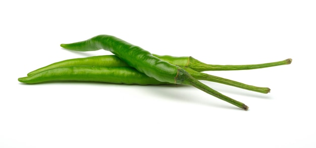 Fresh chili isolated on white background