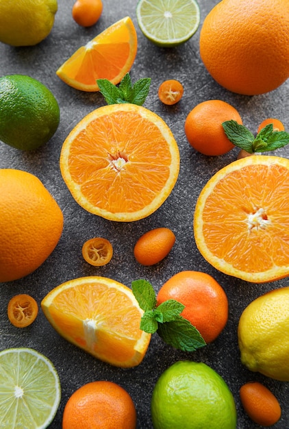 新鮮な柑橘類