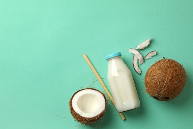 Fresh coconut and coconut milk