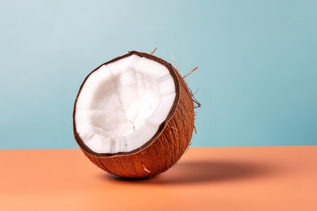 fresh coconut isolated