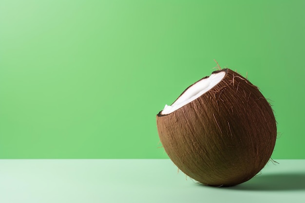 fresh coconut isolated