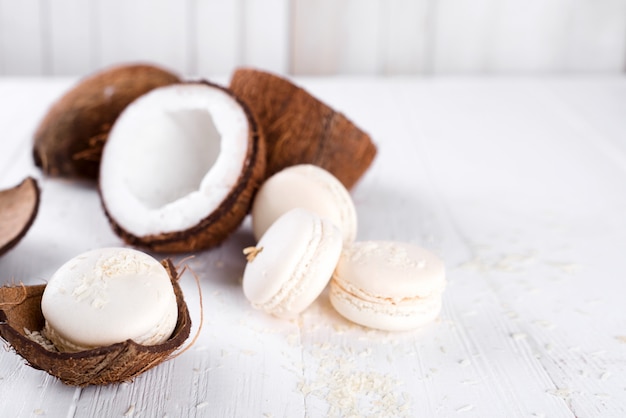 Fresh coconut macaroons