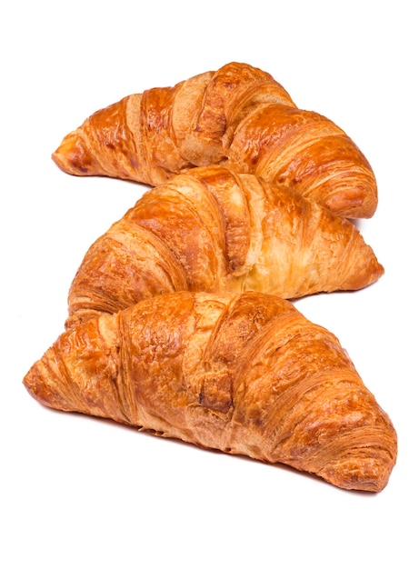 Fresh Croissant with chocolate filling