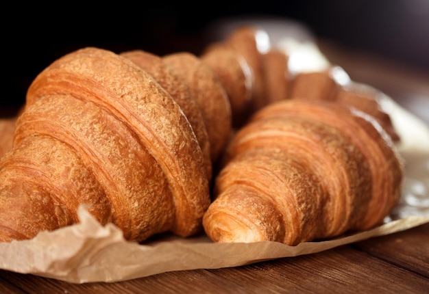 Fresh croissants