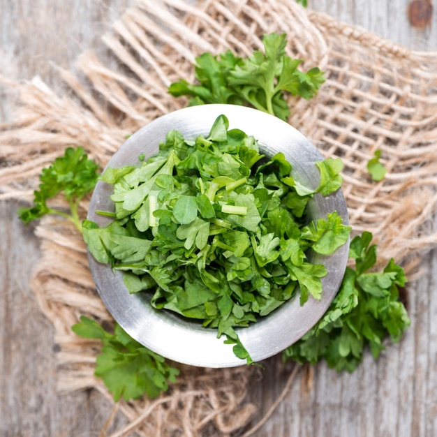 Fresh cutted Parsley