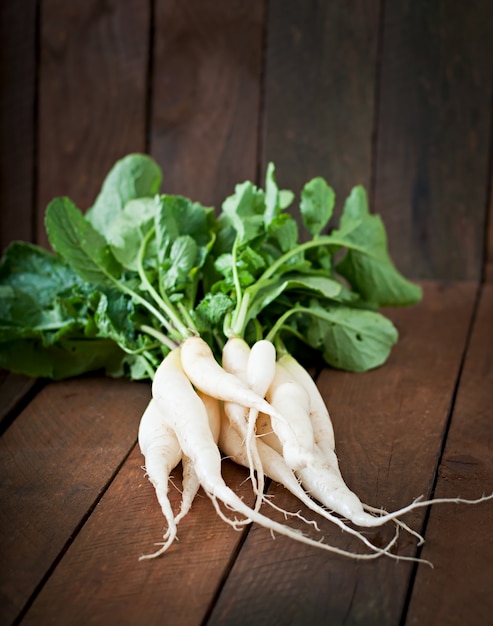 Fresh daikon radish