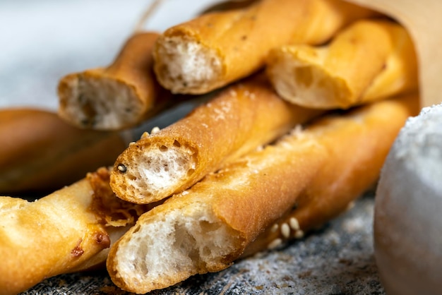 Fresh delicious bread made from flour and other natural ingredients homemade bread baked in the oven and ready for use as food