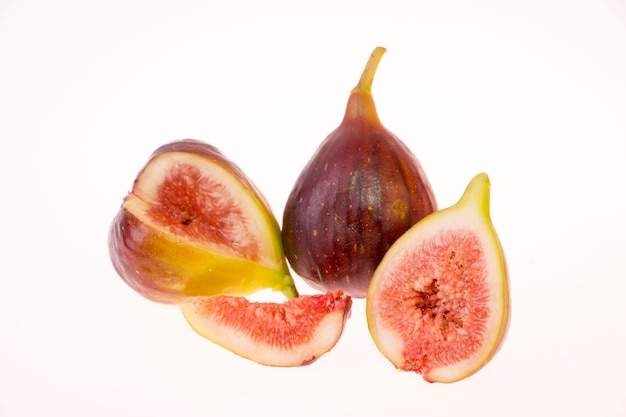 fresh and delicious fruit isolated on white background