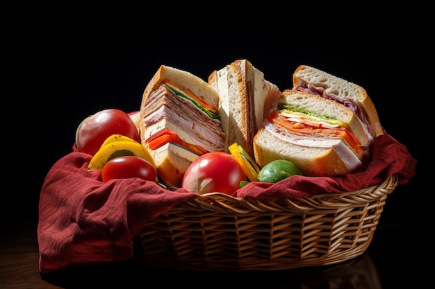 Fresh and delicious sandwiches