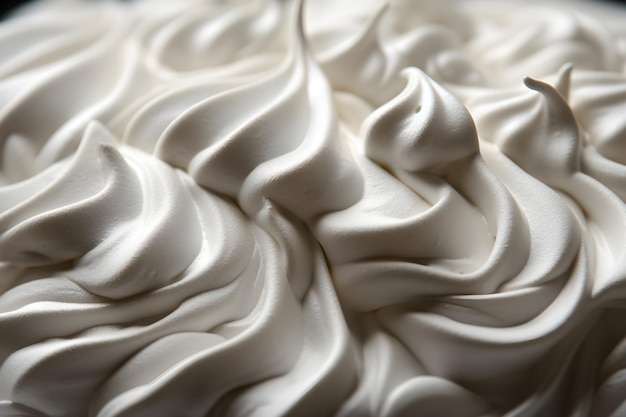 Fresh delicious vanilla meringue background texture