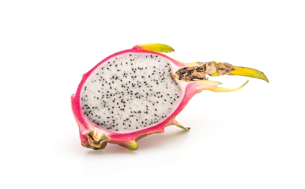 fresh dragon fruit isolated