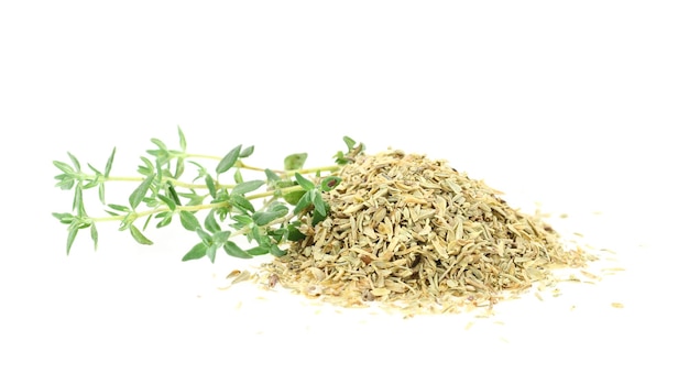 Fresh and dry thyme