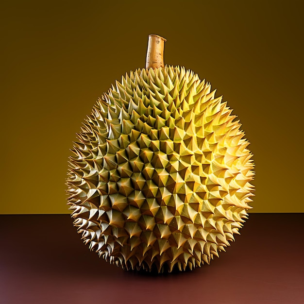 Fresh durian on clear background