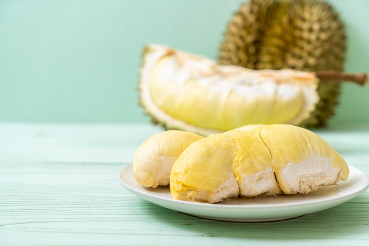 Photo fresh durian fruit
