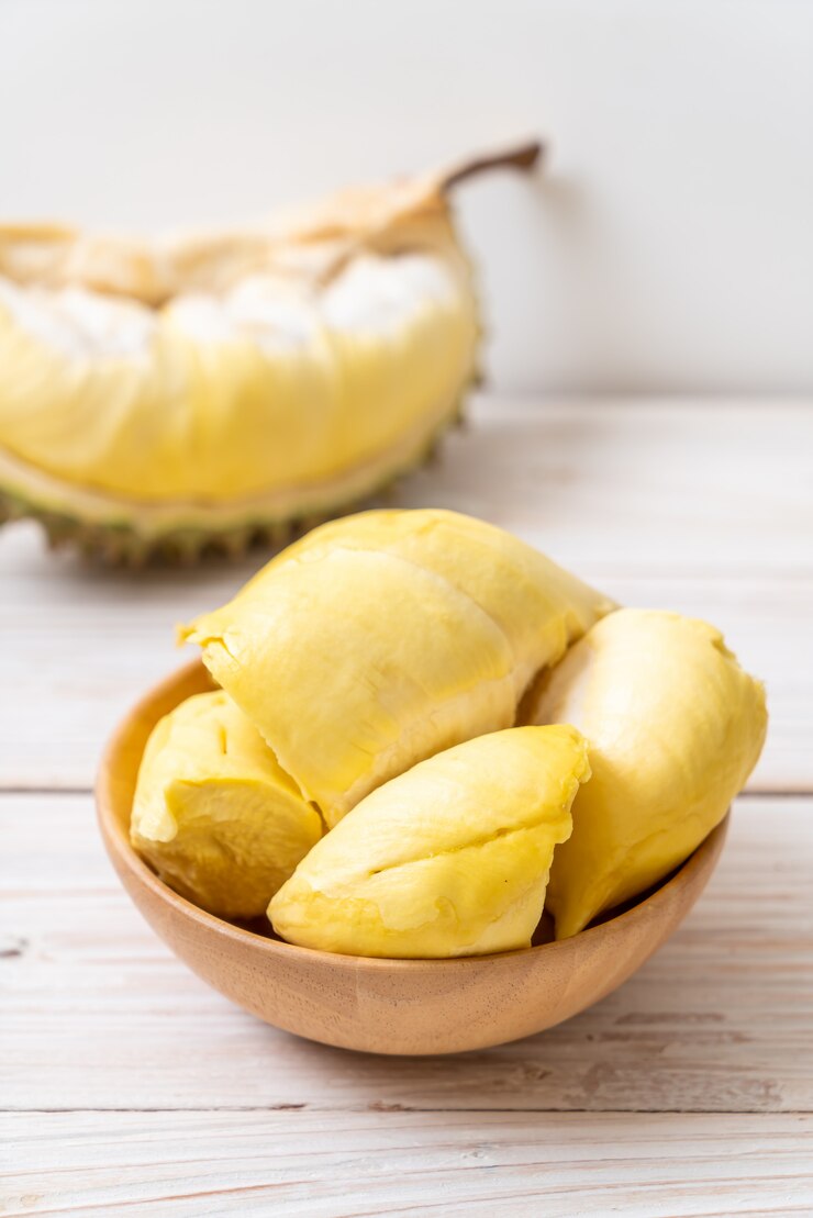 Photo fresh durian fruit