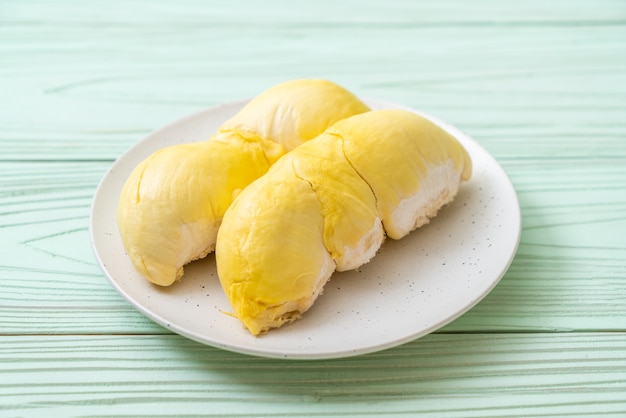 Photo fresh durian fruit