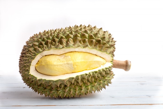 Fresh durian fruit