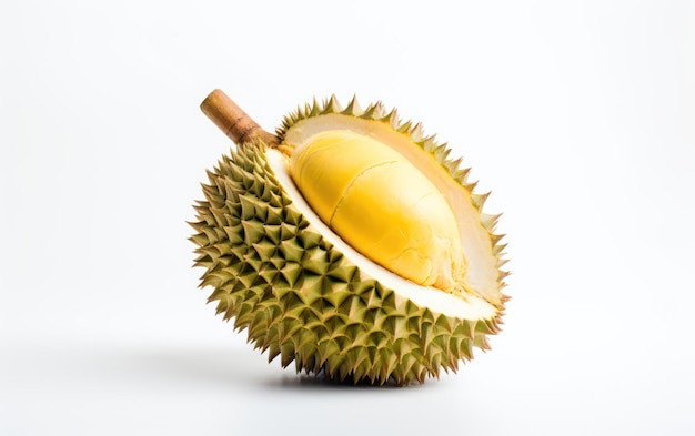 Fresh durian isolated on white background