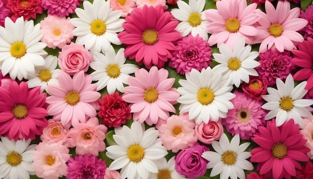 Fresh Flowers Background