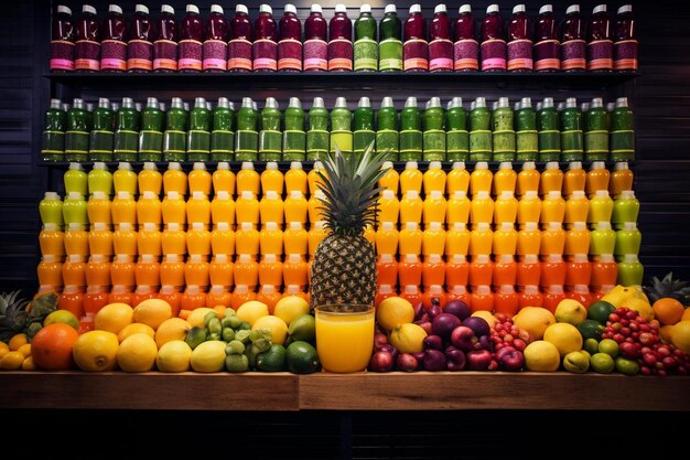 Photo fresh fruit juice splash juice background