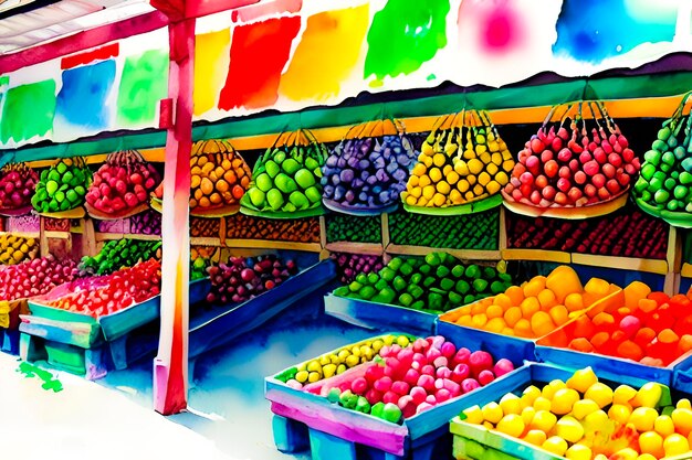 fresh fruit market