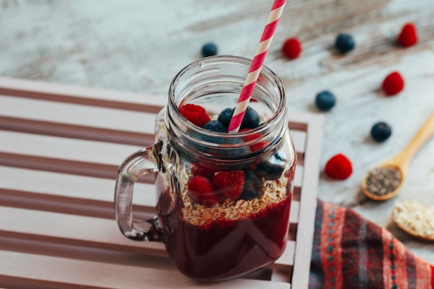 Fresh fruit smoothie