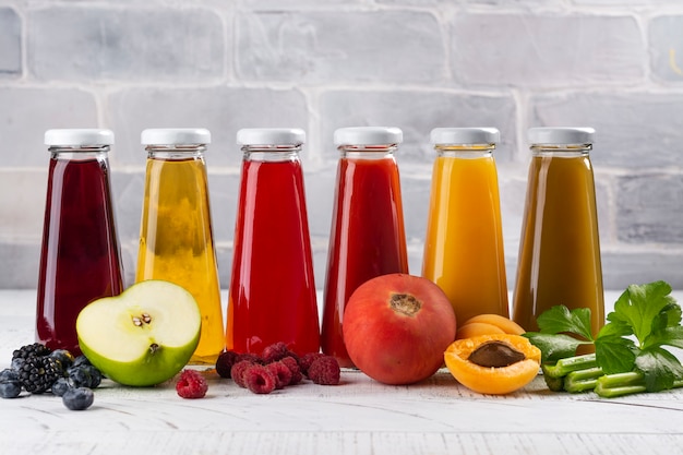 Fresh fruit and vegetable juices