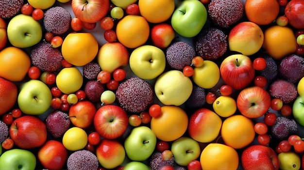 fresh fruits abstract background