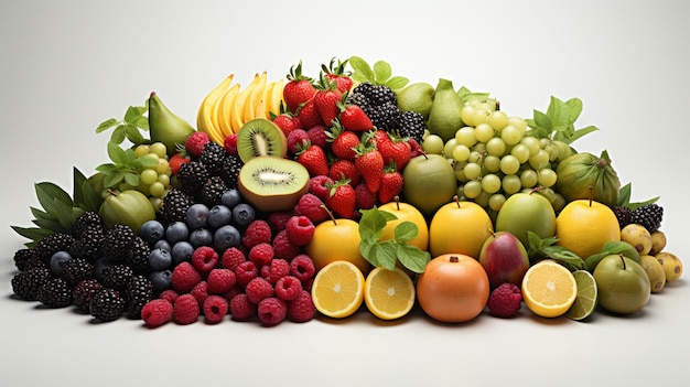 fresh fruits and berries