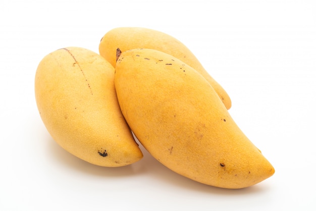 fresh and golden mangoes 