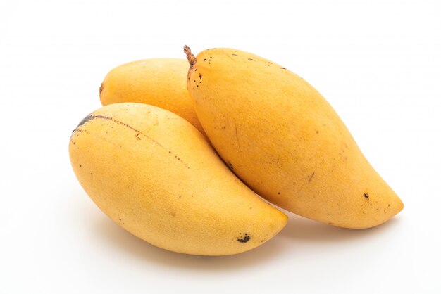 fresh and golden mangoes 