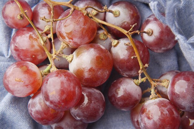 Fresh grape fruit in a bowl