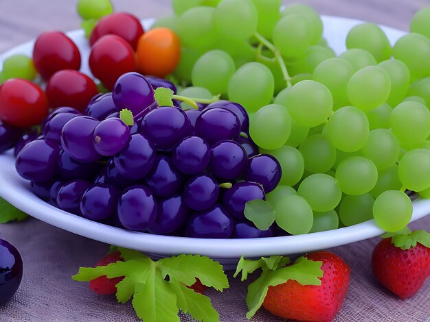 Fresh grape generative ai