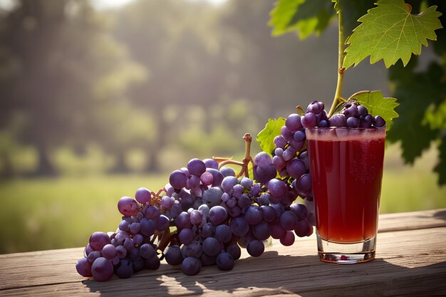 Fresh grape juice