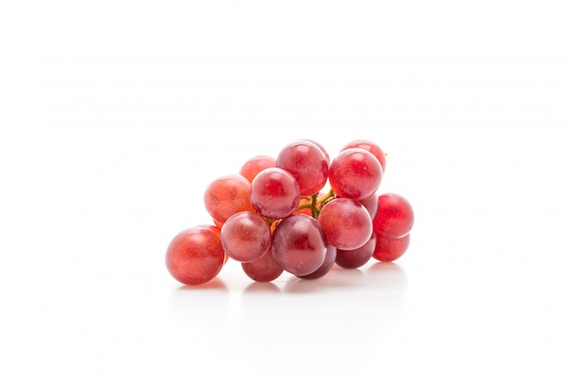 fresh grape on white background