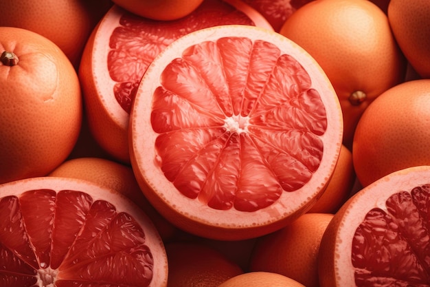 Fresh Grapefruit Background