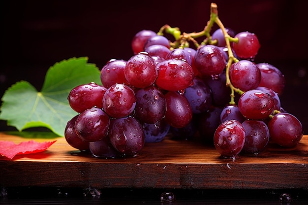 Fresh grapes fruit healthy