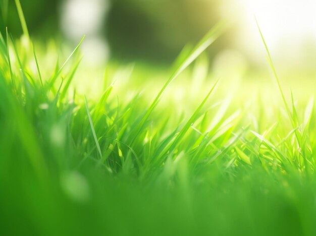 Fresh Grass Nature Background