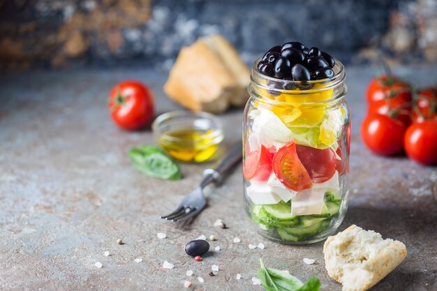 Fresh Greek salad