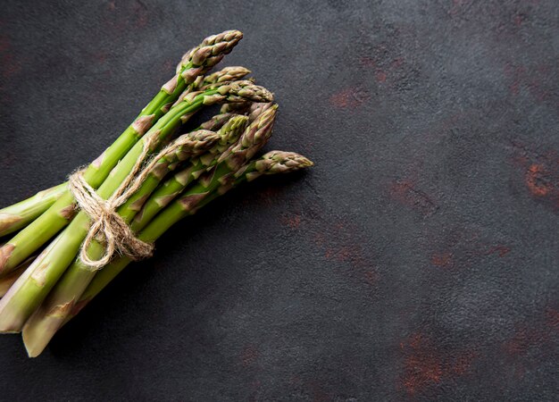 Fresh green asparagus