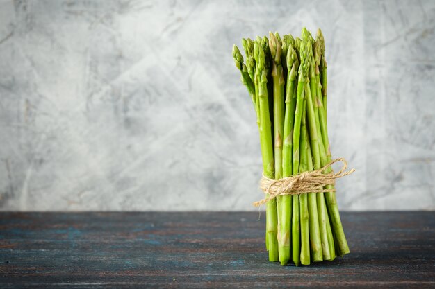 Fresh green asparagus